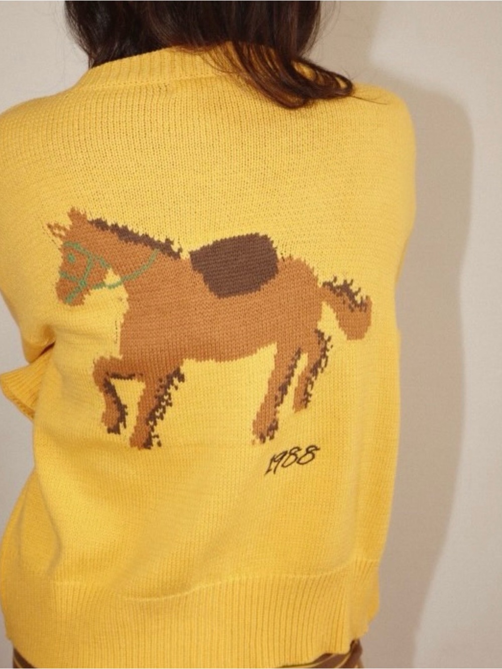 Bailey Rose Lucky Baby Horse Cardigan NWT Sold Out Western XS
